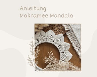 Macrame Mandala PDF Instructions | DIY | digital | German