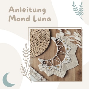 Moon Luna PDF Instructions | Macrame DIY | German