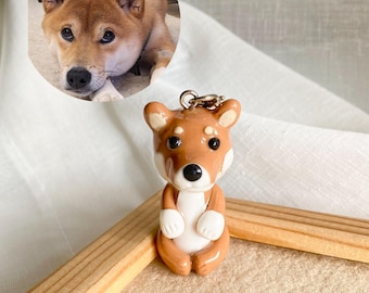 Dog Memorial Keychain – Personalized Pet Loss Keepsake, Handmade Dog Gift