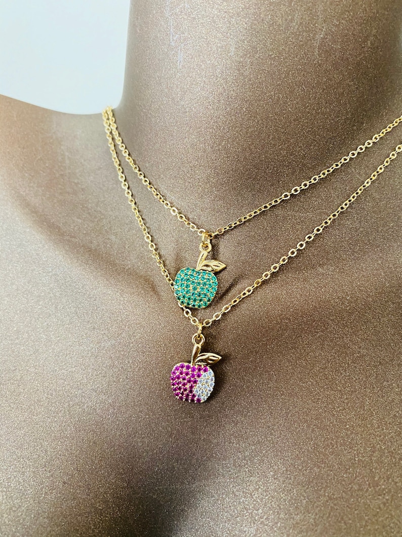 Apple necklace