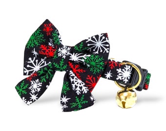 Collari Per Gatti Con Papillon | 4 Pezzi Con Campana | Regolabili E Staccabili Per Gattini E Cuccioli