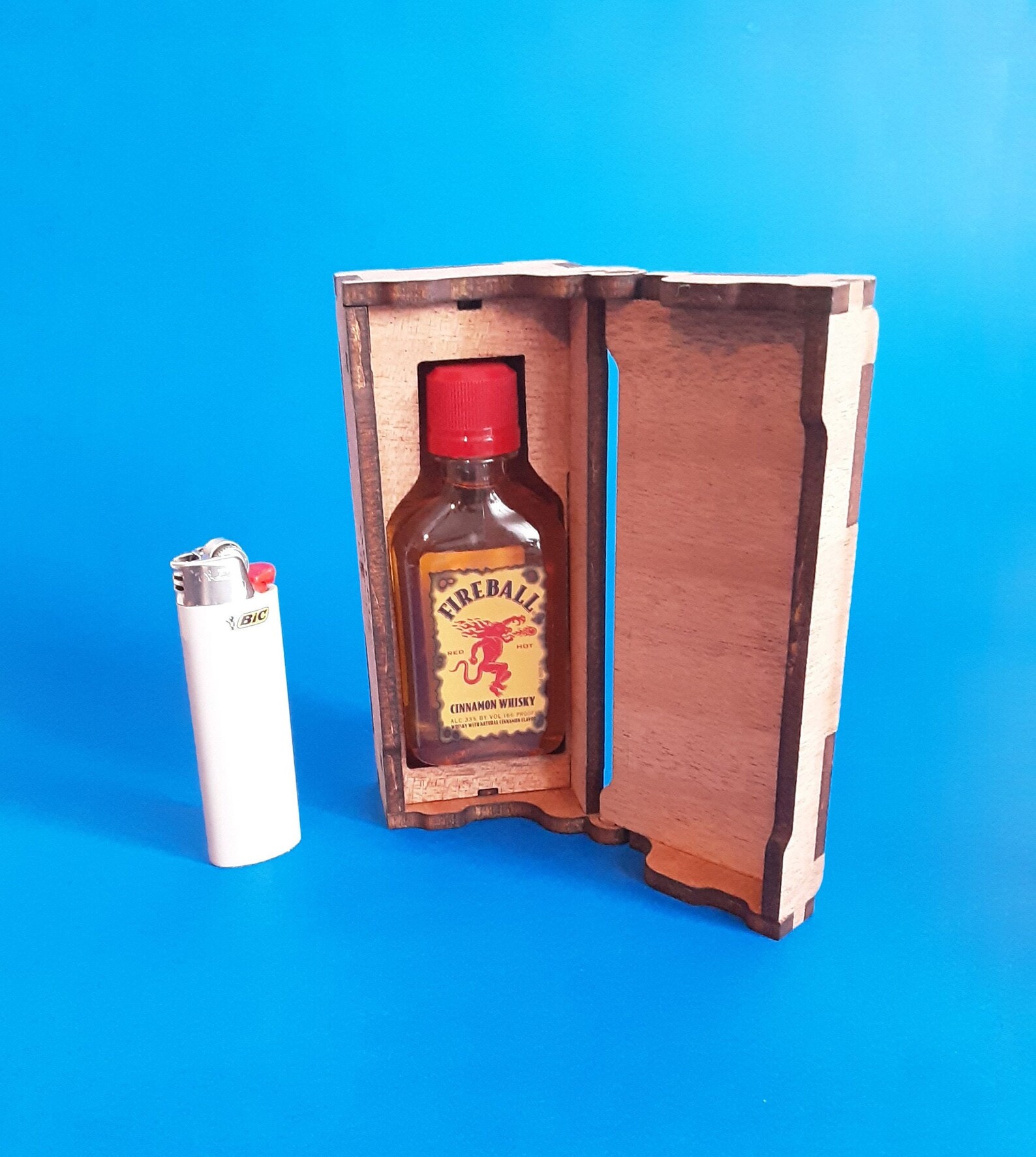 Fireball 50ml Bottle Box. Airplane Bottle Size Collector Etsy