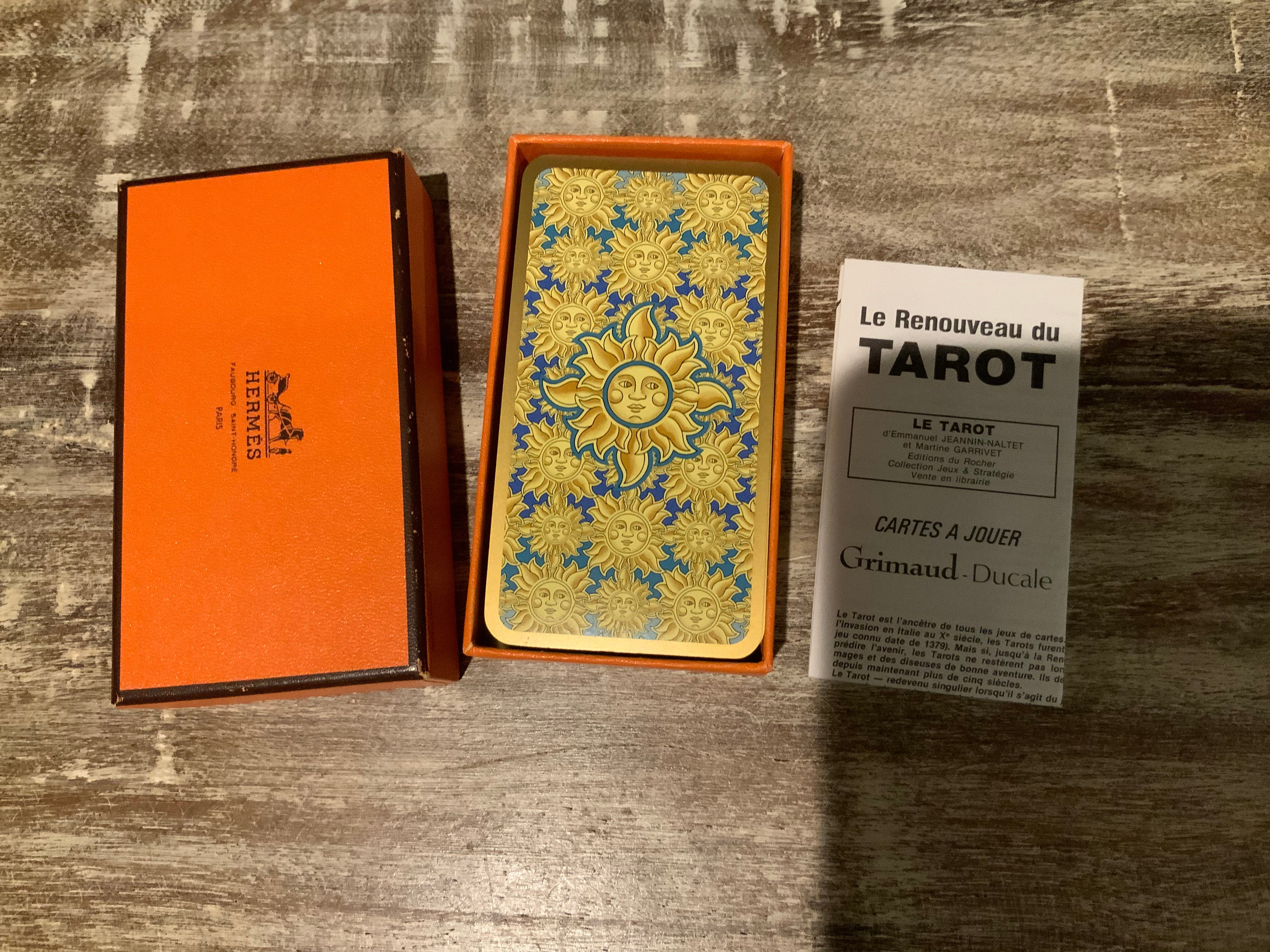 HERMES エルメス　トランプ　タロットカード　カードゲーム 美品HERMESエルメス タロットカード トランプ テーブルゲーム カード