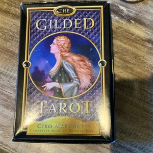 1st edition CIRO Marchetti The Gilded Tarot 78 tarot card deck sealed and book 2014 image 8