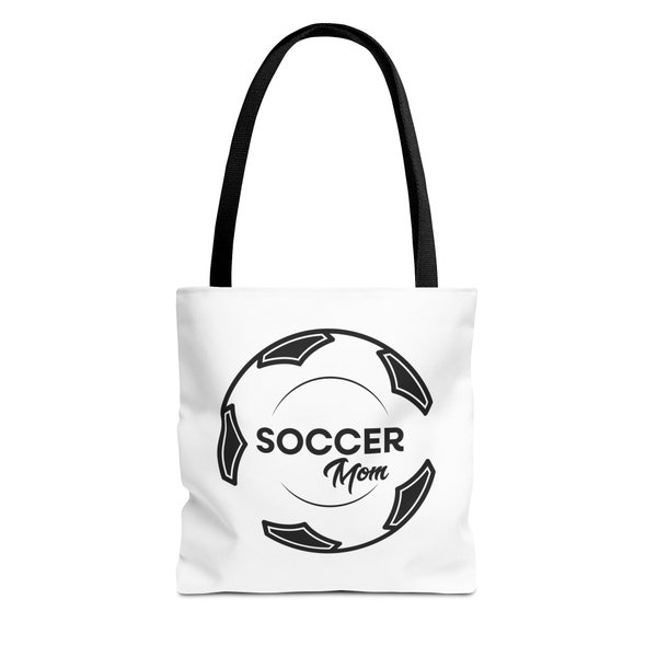 Custom Soccer Mom Tote Bag - Personalized Sports Gift Idea
