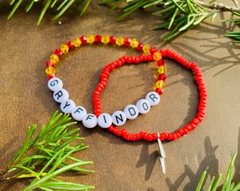 gryffindor friendship bracelet