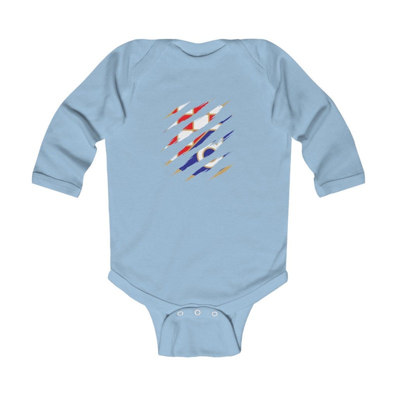 Dinamo Zagreb Croatia Bad Blue Boys Hrvatska Infant Long Sleeve Bodysuit