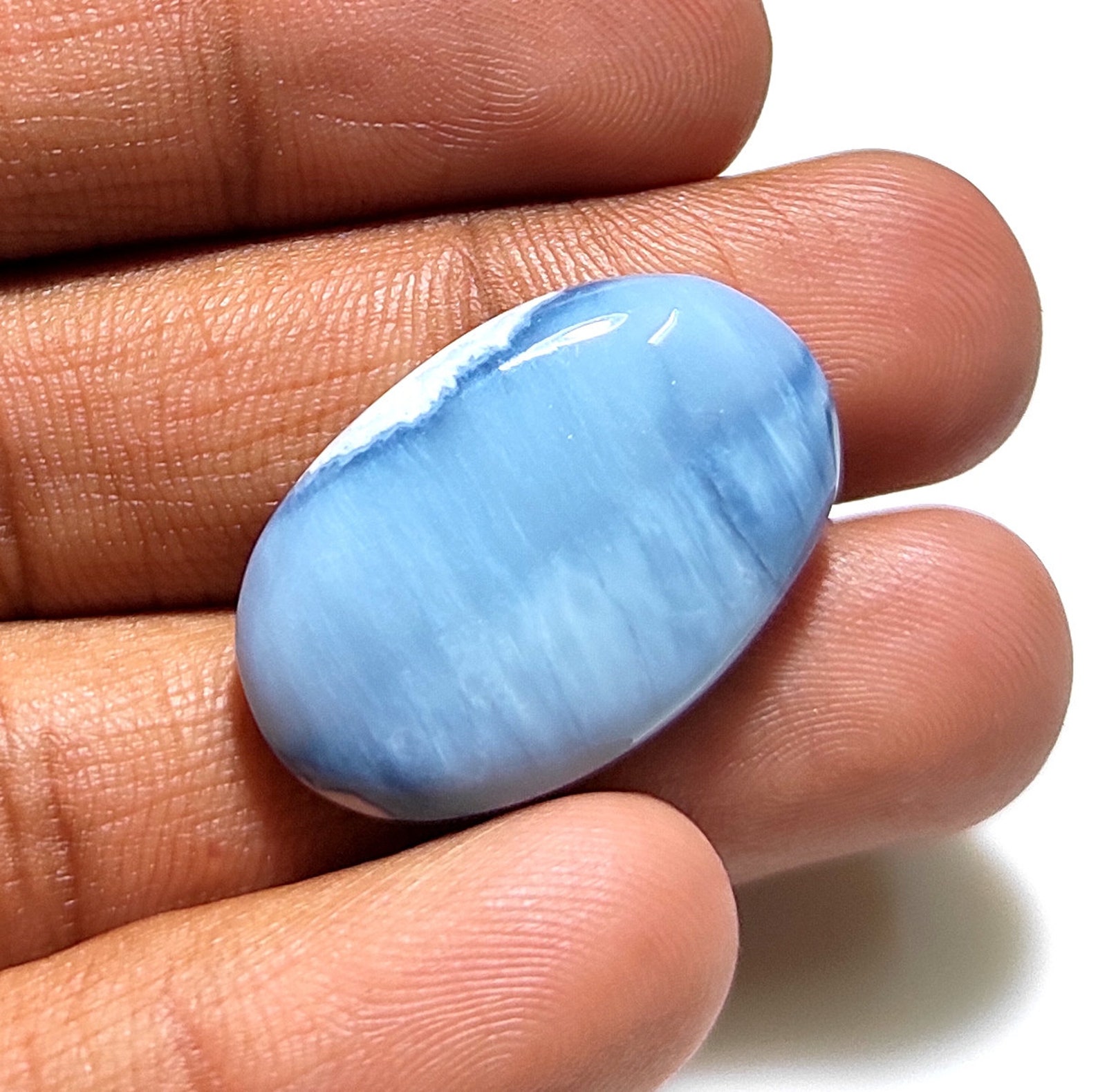 100 Natural Owyhee Blue Opal Gemstone Aaa Top Grade Quality Etsy