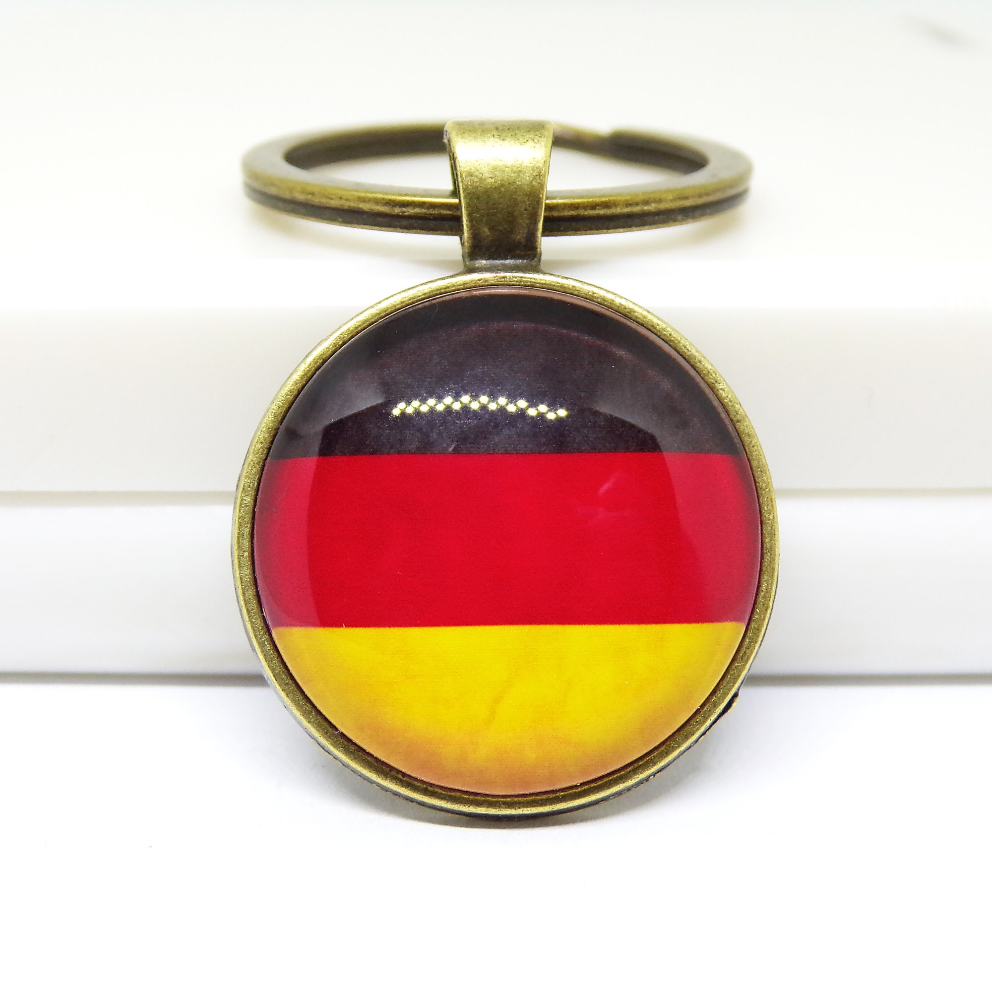 Germany Flag Keychain the Germany Flag Keychain German State Etsy UK