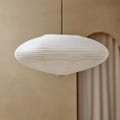 Japanese Style Saucer-Shaped Paper Lamp Shade 65cm/25.5in, Paper Lantern, Paper Shades, Handmade Pendant Light Shade