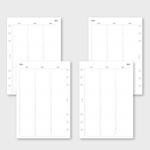 2024 Year at a glance planner - Quarterly