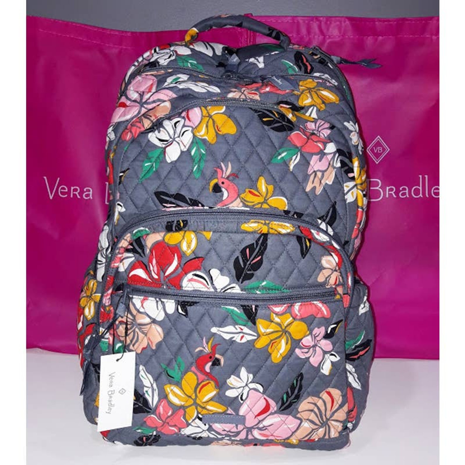 Vera Bradley Large Backpack and Lunch Bag Set Etsy