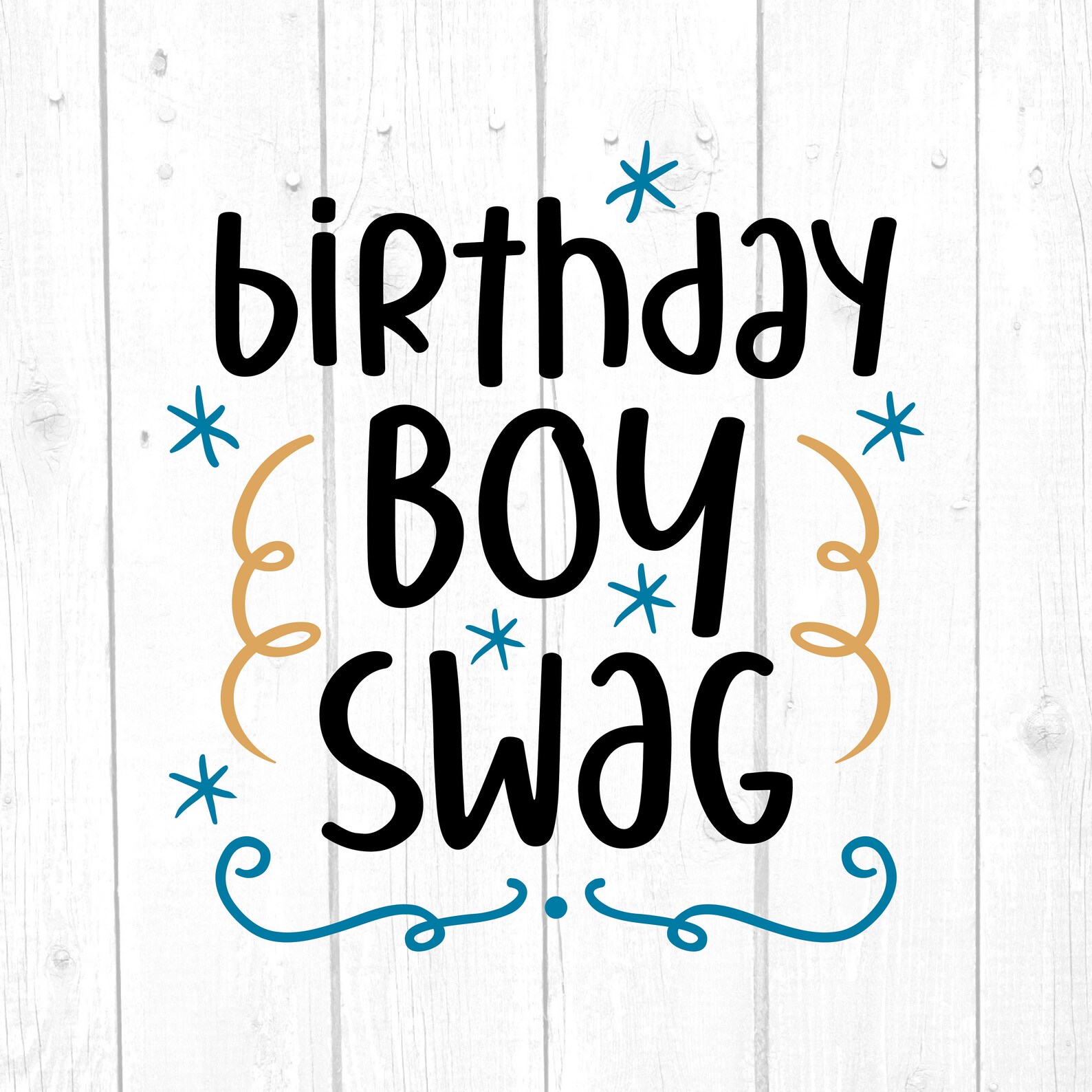 Birthday Boy Swag Svg Birthday Svg Cricut File SIlhouette Etsy