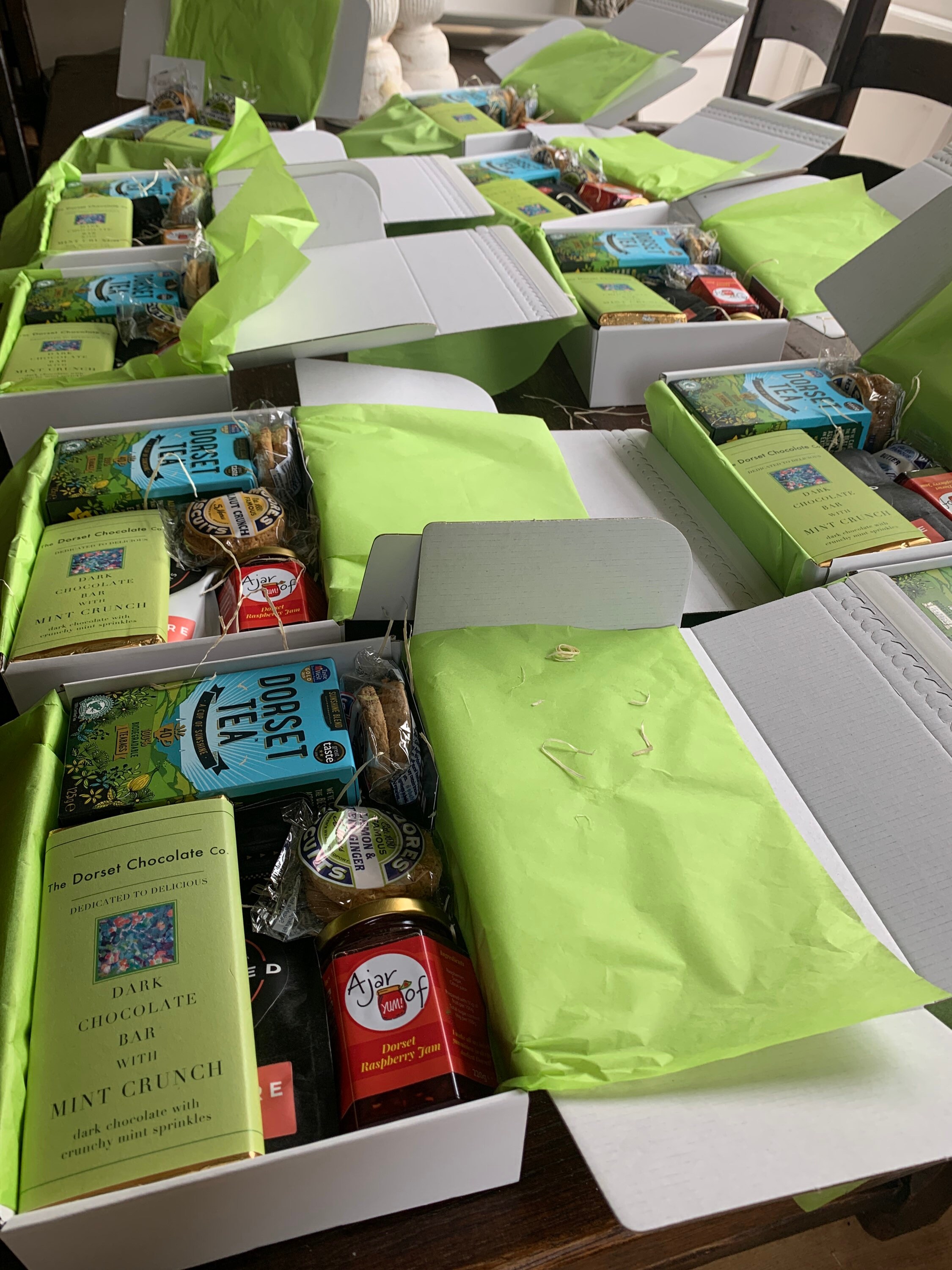 Coffee and Tea Gift Hamper. Personalised Gift English Summer Tea Garden