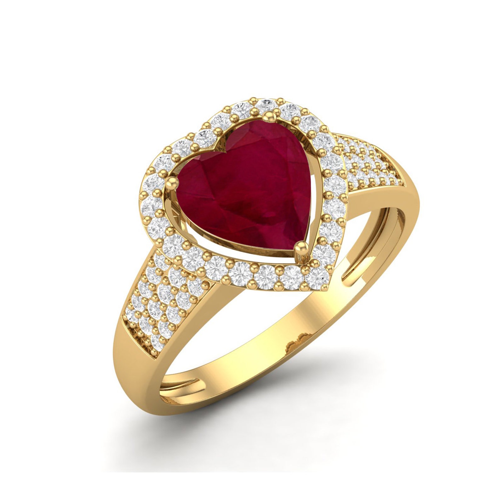 Red Ruby Jewelry Sets Ruby NecklaceRuby Earrings Ruby Rings Etsy