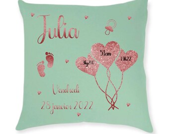 Coussin Personnalise De Filles Etsy France