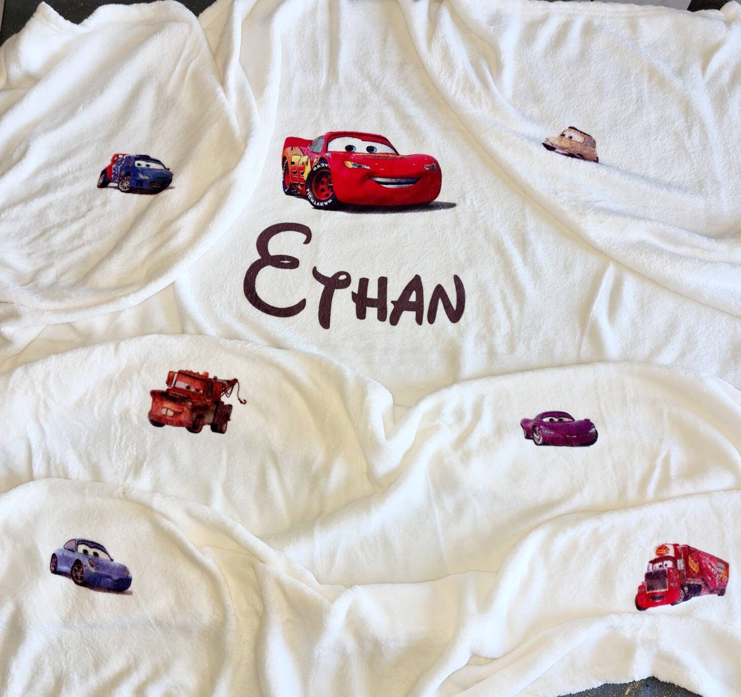 Plaid Personnalisé Thème Cars