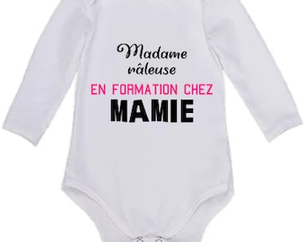 Grandma baby bodysuit, grandma gift, birth gift