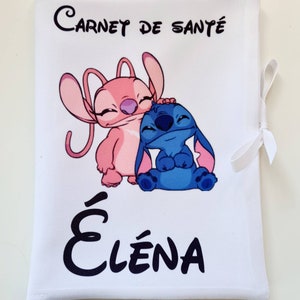 Portada del registro médico de Stitch y Angel