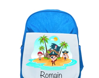 Sac à dos personnalisé pirates maternelle crèche nounou sac école