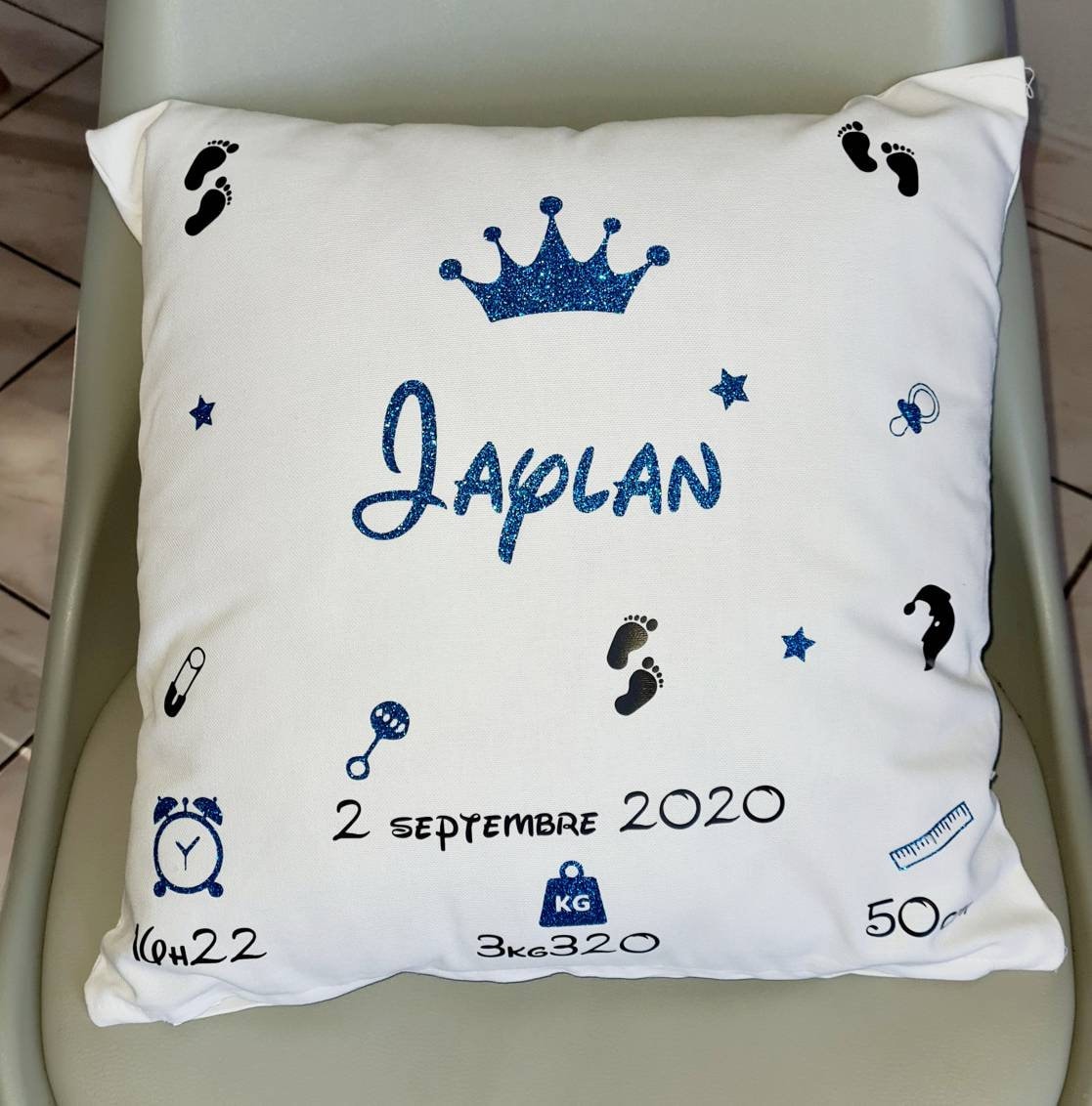 Coussin Personnalisé Thème Prince