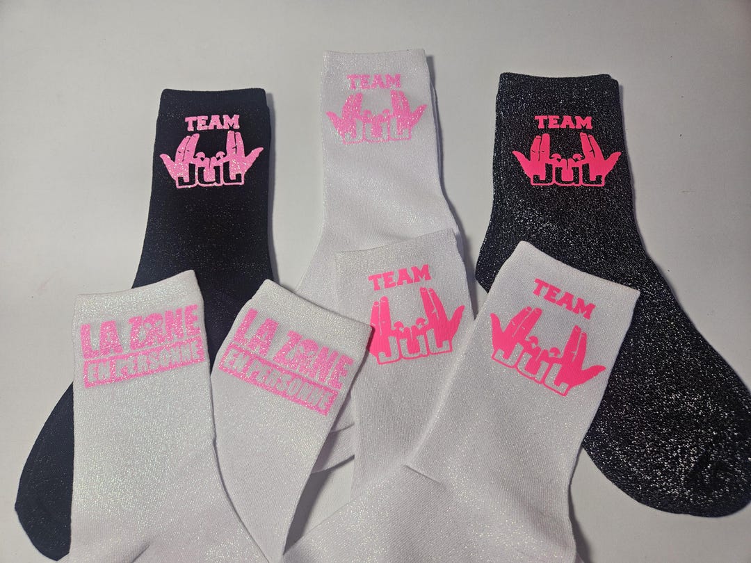 Chaussettes Paillettes Violettes Géniale - 8,00