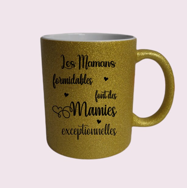 Mug Personnalisé Mamie - Mémé Cadeau Fête Des Grands-Mères Formidable