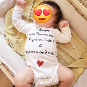 Body niemowlęce dla taty i mamy, humorystyczny prezent na urodziny