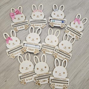 Lapin Porte-Billet de Pâques Personnalisé - Cadeau Original et Élégant pour Offrir un Billet Idée Cadeau Pâques Unique - Carte Cadeau