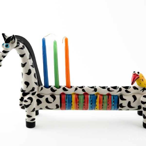 Ceramic Menorah Etsy