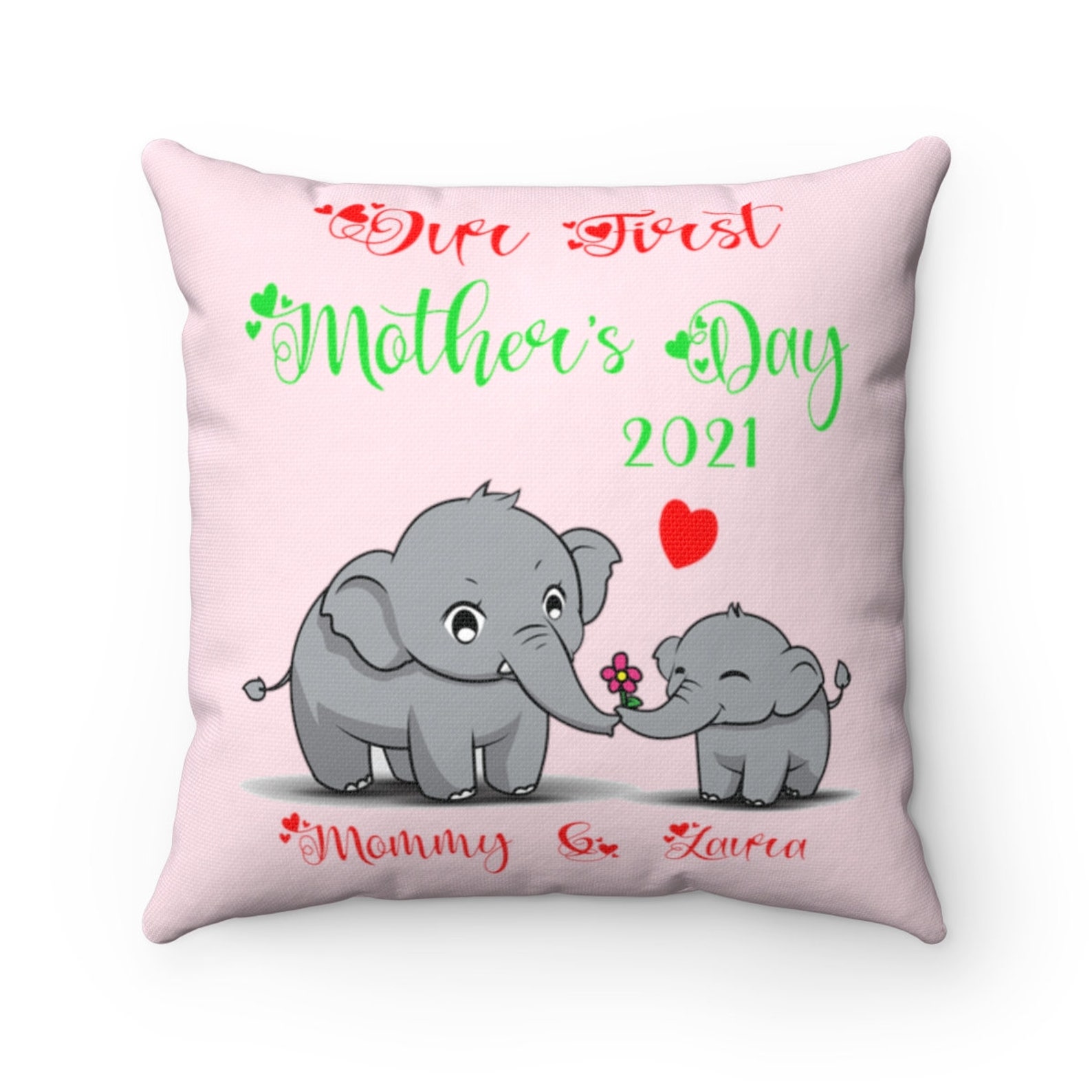 First Mother's Day Pillows Personalized briefcase pillows Etsy