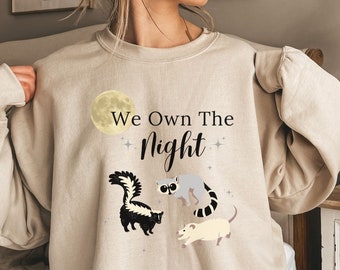 Opossum Shirt, Possum Shirt, Raccoon Shirt, Raccoon Sweatshirt, Opossum, Possum, Skunk Shirt, Skunk, Animal Lover Shirt