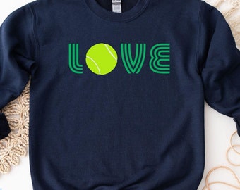 tennis sweatshirt, tennis gifts, tennis shirt, tennis gifts for women, tennis sweatshirt for women, tennis gift, love tennis sweatshirt