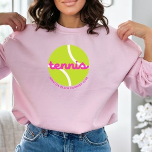 Custom Tennis Sweatshirt, Tennis Gifts For Women, Personalized Tennis, Tennis Gifts For Team, Tennis Gifts For Girls, Tennis Club Shirt