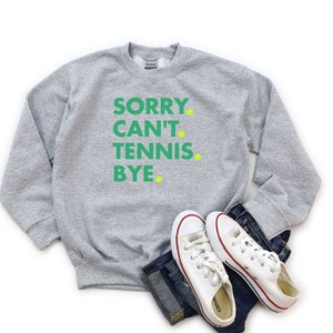 Tennis Sweatshirt, Tennis Shirt, Youth