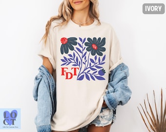 Maglietta Comfort Colors® Subtle FDT, maglietta anti-Trump, maglietta anti-MAGA, regalo femminista liberale, maglietta di protesta politica democratica