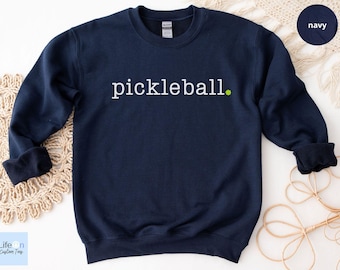 Pickleball Typewriter Sweatshirt, Retro Pickleball Crewneck, Funny Sports Gift, Pickleball Player Shirt, Game Day Spirit Wear