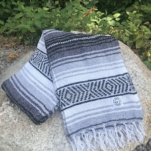 Handwoven Mexican Blanket, Outdoor Blanket, Outdoor Gifts, Colorful Throw Blanket, Sofa Blanket, Picnic Blanket, Falsa Blanket, Yoga Blanket