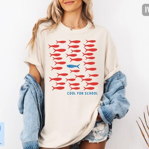 Sardines Comfort Colors Shirt, Fish TShirt, Sardine Tee, Vintage Sardine, Fisherman Aesthetic, Funny Sardine Shirt