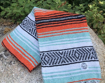 Handwoven Mexican Blanket, Picnic Blanket, Falsa Blanket, Yoga Blanket, Colorful Throw Blanket, Sofa Blanket, Outdoor Blanket, Outdoor Gifts