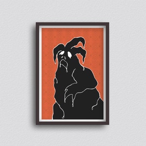 Melting Point - Cinnabar - A3 Giclée Print - Wall Art - Halloween Pop Surrealism Creepy Monsters - Pop Art