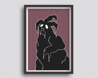 Melting Point - Tosca - A4 A3 A2 Giclée Print - Wall Art - Halloween Pop Surrealism Creepy Monsters - Pop Art
