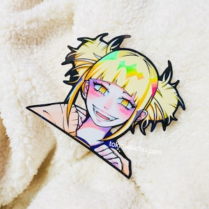 Anime Hero High Quality Spot Holographic Sticker Decal