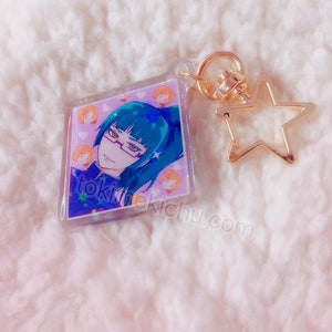 Anime Sorcerer Cute Holographic Acrylic Epoxy Charm