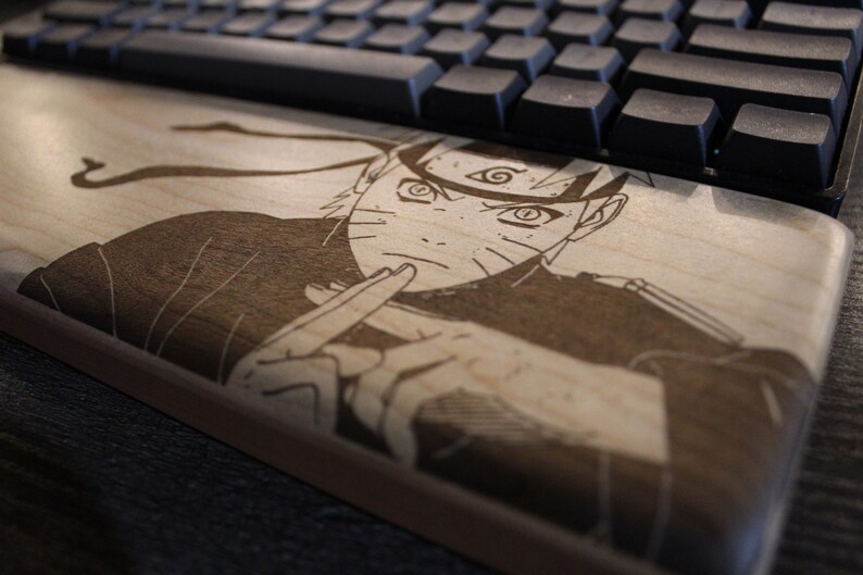 Custom Anime Wrist Rest Anime Inspired Ergonomic Keyboard Etsy Australia