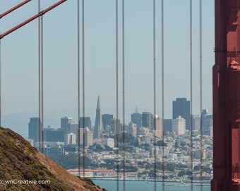 San Francisco, Golden Gate Bridge, California, Skyline, City, Bridge, Urban Landscape