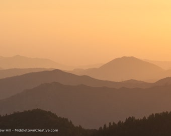 Sunset from Moro Rock