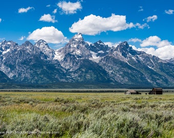 Grand Tetons near Mormon Row