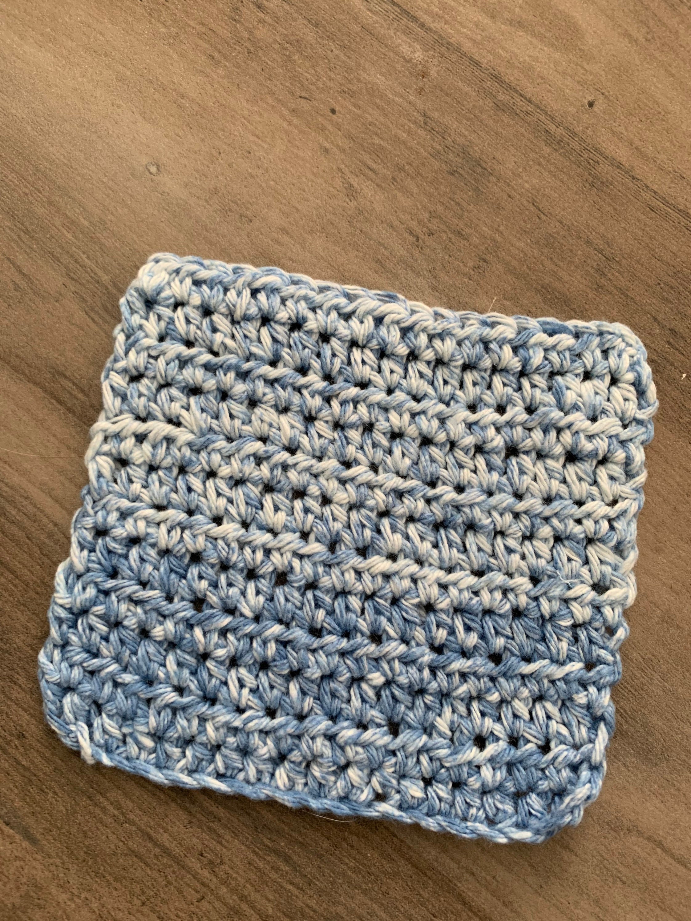 Crochet Square Coasters Set of 4 Etsy