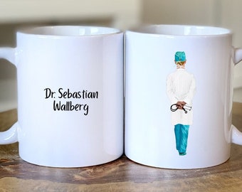 Personalisierte Arzt Tasse - Geschenk - Facharzt - Physiotherapeut - Krankenpfleger - Altenpfleger - Chef - Medizin - Studium - Abschluss